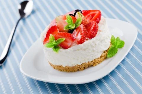 Cheesecake Dessert Stock Photos