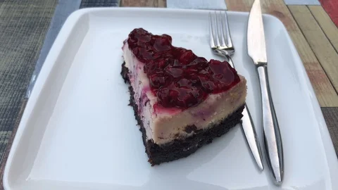 Cheesecake. Stock Footage 91928951