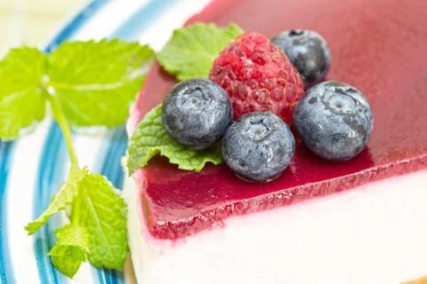 Cheesecake with fruit Фото