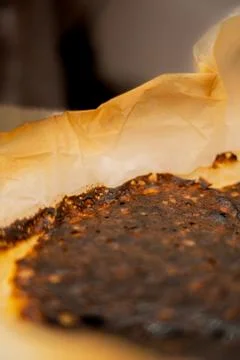 Cheesecake in the kitchen Stock Photos