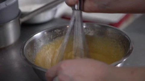 Cheesecake preparation process Stock Footage 120071143