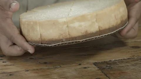 Cheesecake is served #2 Video stock 90654576