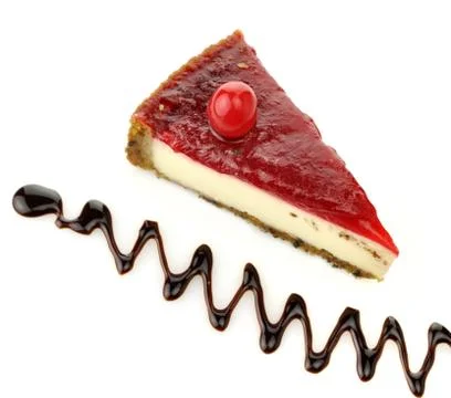 Cheesecake slice Stock-Fotos