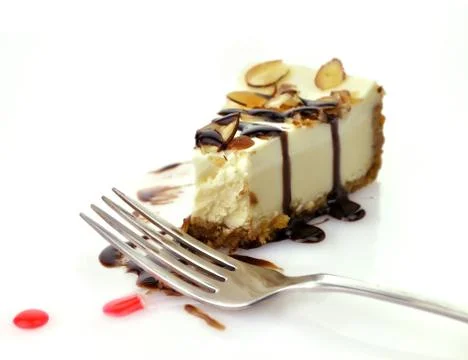 Cheesecake slice Stock Photos