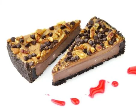 Cheesecake slices Stock-Fotos