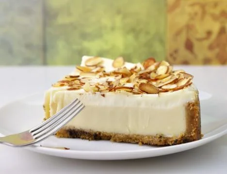 Cheesecake slices Stock Photos