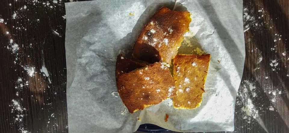 Cheesecake on the table Stock-Fotos