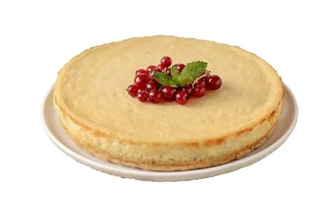 Cheesecake - on white background Foto stock