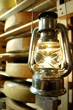 Cheese/Lantern Stock Photos
