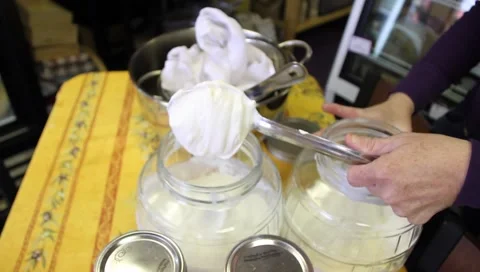 Cheesemaking  7106 Stock Footage 2751092