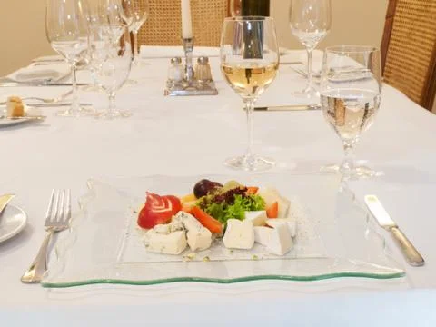 Cheesses with fruit Stock Photos