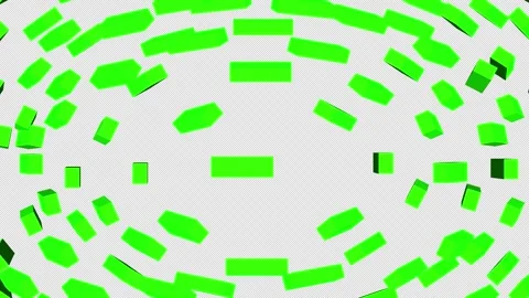 Cheesy Brick Explosion Transition Stock Footage 312410342