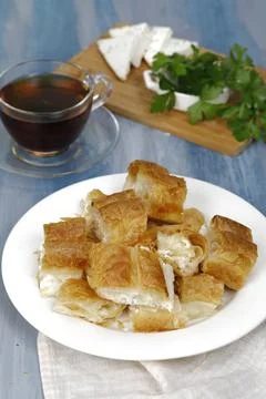 Cheesy pastry Stock Photos