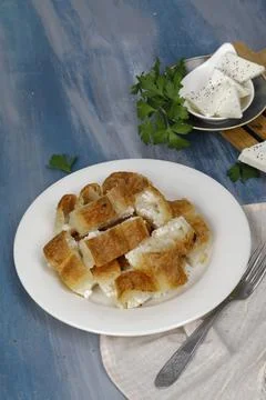 Cheesy pastry Stock Photos
