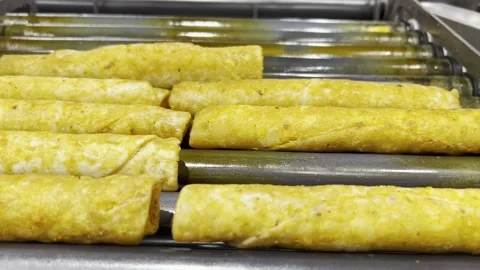 Cheesy Pepper Jack Taquito Video stock 226493342