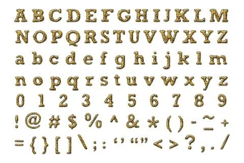 Cheetah alphabet Stock Illustration