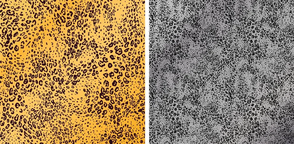 Cheetah leopard big cat texture pattern 2. Vector illustration Stock Illustration