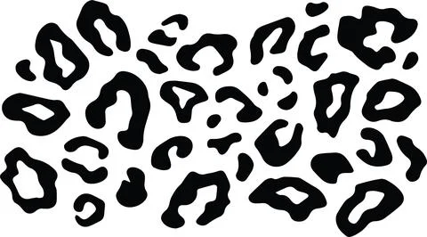 Cheetah Leopard Pattern Animal Print Texture Wallpaper Background Vector Stock Illustration