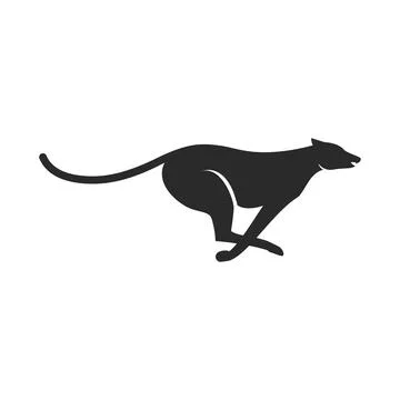 Cheetah logo illustration Stock Illustration