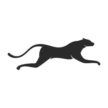 Cheetah logo illustration Stock Illustration