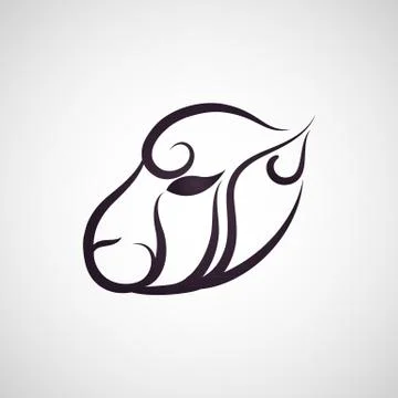 Cheetah logo vector Stock Illustration