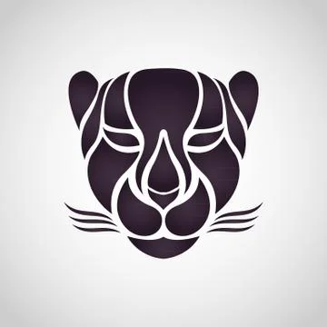 Cheetah logo vector Stock Illustration