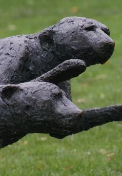 Cheetah Statue Stock Photos