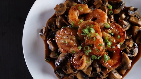 Chef Adding Steak To Japanese hibachi Stock Video Pond5