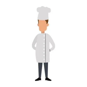 Chef avatar cartoon Stock Illustration