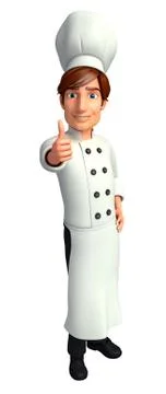 Chef with best sign Stock Illustration