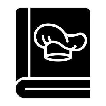 Chef book Vector Icon Design Illustration Stock Illustration