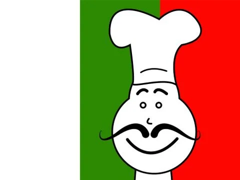 Chef bulgaria indicates cooking in kitchen and chefs Stockillustratie