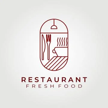 Chef , cafe, kitchen, restaurant logo vector illustration design graphic , mi Stock Illustration