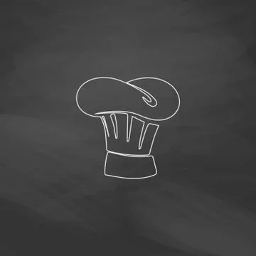 Chef cap computer symbol Stock Illustration