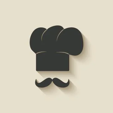Chef cap icon Stock-Illustration