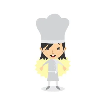 Chef cartoon character Ilustración de archivo