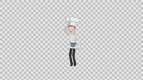 Chef Cartoon 스톡 동영상 56724944