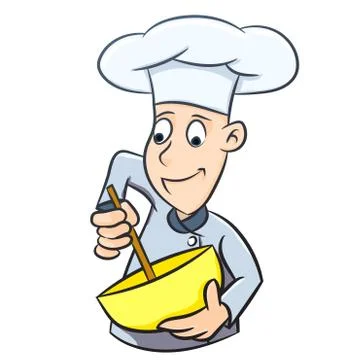 Chef Cartoon islolated - vector illustration Stock Illustration
