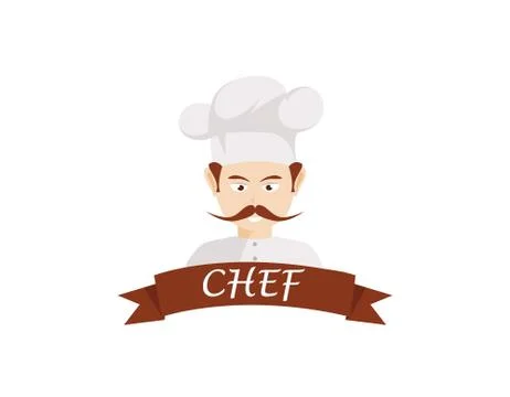 Chef character vector Stock Illustration