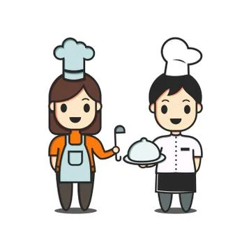 Chef character vector Stock Illustration