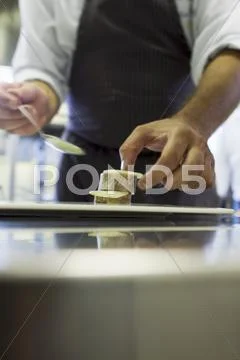 A Chef In A Commercial Kitchen
