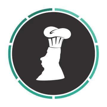 Chef computer symbol Stock Illustration