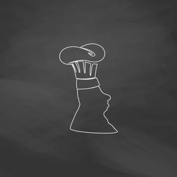 Chef computer symbol Stock Illustration