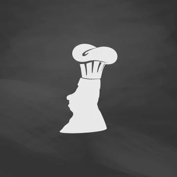 Chef computer symbol Stock Illustration