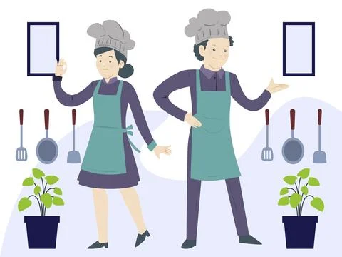 Chef Concept Illustration Stock Illustration