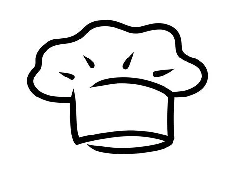 Chef cook icons. Vector cook cap logos for restaurant Stock Illustration