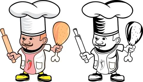 Chef cook Stock Illustration