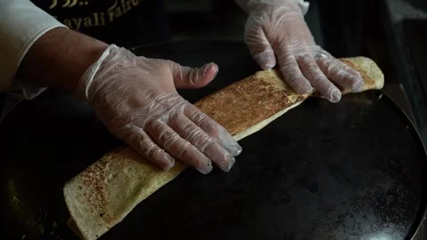 Chef Cooking Flatbread Stock Footage 319950307