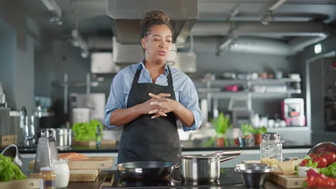 Chef Cooking Stock-Footage 169477785