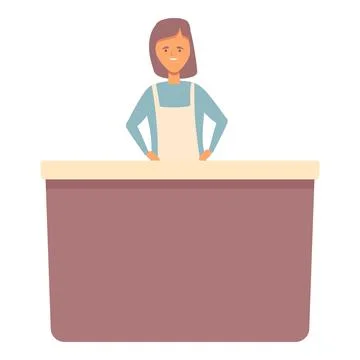 Chef cooking icon cartoon vector. Cook class Illustrazione stock